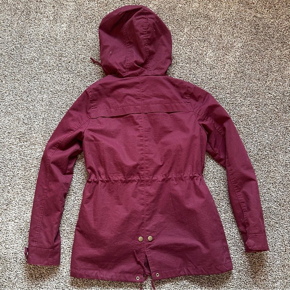 Women’s Burgundy Jacket Spring Fall - Picture 3 of 4